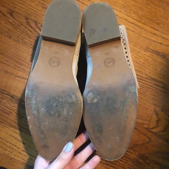 Michael Kors Sunny Perforated Ankle Boot Light Tan - Picture 4 of 4